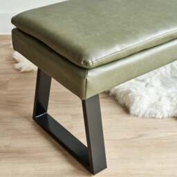 Industrial Bench Seat - Olive Green - thumbnail 5