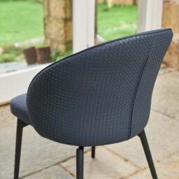 Jupiter Navy Dining Chair (Set of 2) - thumbnail 3
