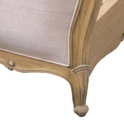 Chic 5' Linen Upholstered Bed Weathered - thumbnail 4