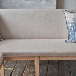 Hampton Grey Corner Bench - Right Hand Facing - thumbnail 6