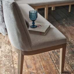Hampton Grey Corner Bench - Right Hand Facing - thumbnail 3
