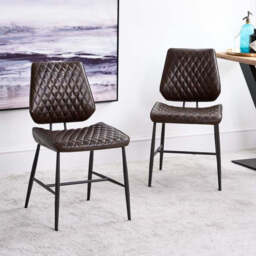 Digby Dark Brown Dining Chair (Set of 2) - thumbnail 1