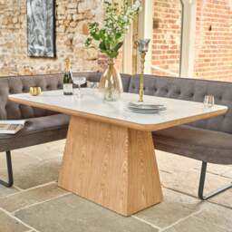 Sutton 160cm Dining Table in Ash - thumbnail 3