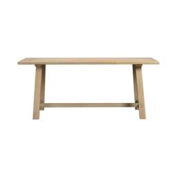 Tetbury Trestle Dining Table in Natural Oak - thumbnail 2