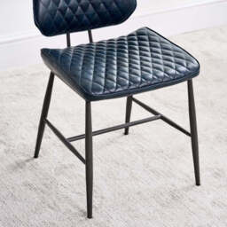 Digby Dark Blue Dining Chair (Set of 2) - thumbnail 6