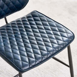 Digby Dark Blue Dining Chair (Set of 2) - thumbnail 5