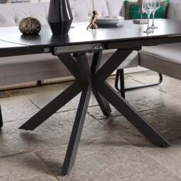 Saturn Dark Grey Motion Table with LHF Frampton Corner Bench - White - thumbnail 4