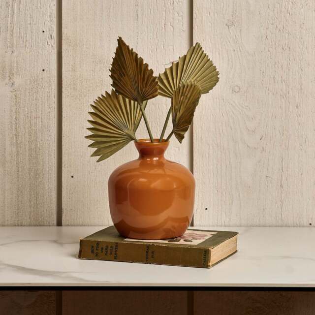 Round Glass Vase in Passion - Small - image 1