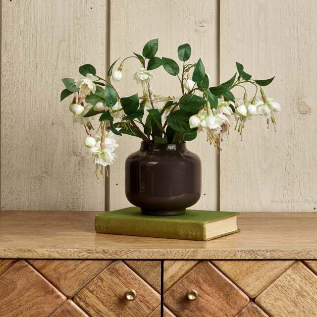 Glass Base Vase in Carbon - Small - image 1