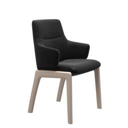 Stressless Mint Low Back Dining Chair with Traditional Base - thumbnail 4