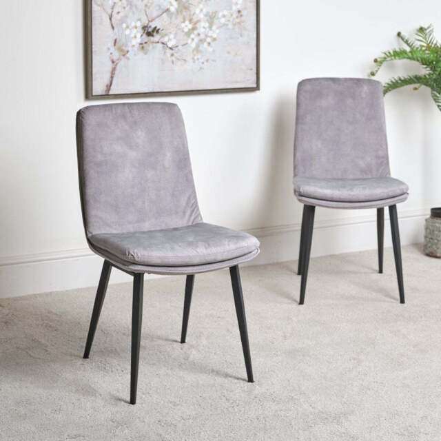 Jacob Grey Dining Chair (Set of 2) - image 1