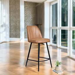Walton Bar Stool - Spice Tan - thumbnail 1