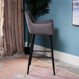 Marcus Bar Stool - Grey (Set of 2) - thumbnail 3