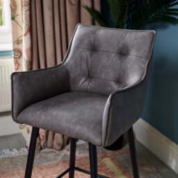Marcus Bar Stool - Grey (Set of 2) - thumbnail 5