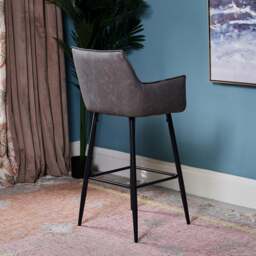 Marcus Bar Stool - Grey (Set of 2) - thumbnail 2