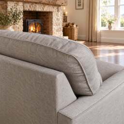 Eastbourne Snuggler in Grey with Grey Stripe Cushions - thumbnail 6