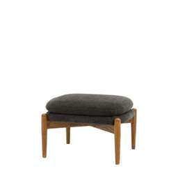 Datsun Footstool Charcoal Boucle - thumbnail 6