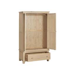 Tetbury Double Wardrobe in Natural Oak - thumbnail 5