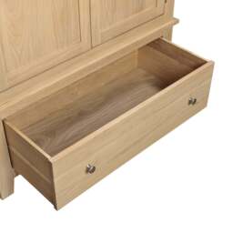 Tetbury Double Wardrobe in Natural Oak - thumbnail 4