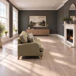 Eastbourne 3 Seater Sofa in Olive with Olive Stripe Cushions - thumbnail 3