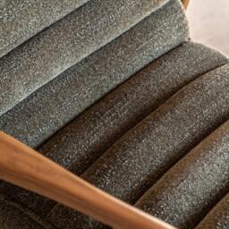 Datsun Armchair Green Boucle - thumbnail 3