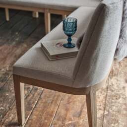 Hampton Grey Corner Bench - Left Hand Facing - thumbnail 3