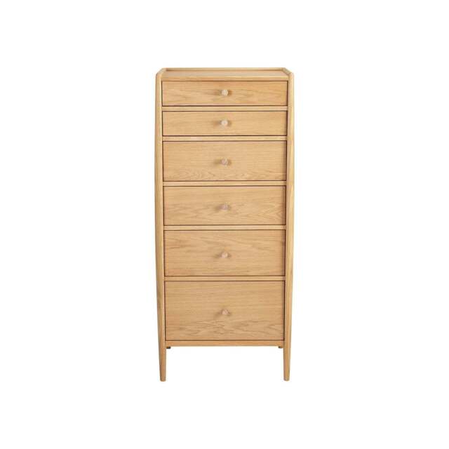 Ercol Winslow 6 Drawer Tall Chest - image 1