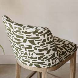 Richmond Bar Stool In Green - thumbnail 6