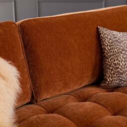 Hartpury 3 Seater Sofa in Rust - thumbnail 6