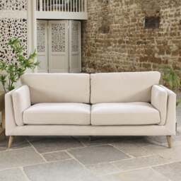 Harris 3 Seater Sofa in Oatmeal - thumbnail 3