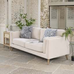Harris 3 Seater Sofa in Oatmeal - thumbnail 2