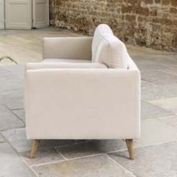 Harris 3 Seater Sofa in Oatmeal - thumbnail 4