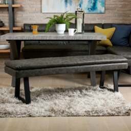Industrial Bench Seat - Grey - thumbnail 4