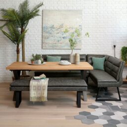 Industrial Bench Seat - Grey - thumbnail 2