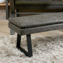 Industrial Bench Seat - Grey - thumbnail 3