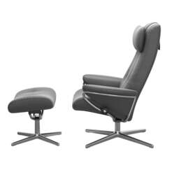 Stressless Berlin High Back Recliner with Cross Base - Stressless Fabrics - thumbnail 3