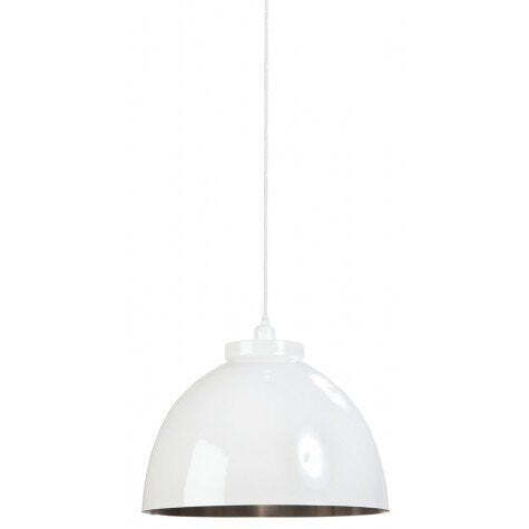 Kylie white nickel hanging lamp