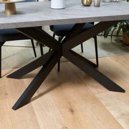 Jupiter Faux Concrete Dining Table 150cm - thumbnail 4