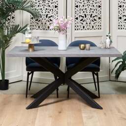Jupiter Faux Concrete Dining Table 150cm - thumbnail 2