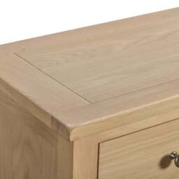 Tetbury 8 Drawer Wide Chest in Natural Oak - thumbnail 4