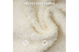 Velvet-Feel Ergonomic Office Chair - Adjustable Height, Swivel, Steel Frame, Supportive Tub Design - thumbnail 8