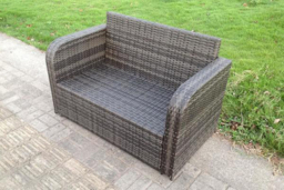 2-Seater Rattan Garden Sofa - thumbnail 5