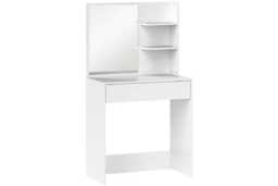 Contemporary Bedroom Dressing Table with Mirror & Large Storage - Minimalist Vanity Desk - thumbnail 2