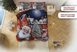 Ultimate Family Christmas Bedding Cover Set - Reversible Poly-Cotton, Machine Washable, Multiple Sizes & Festive Designs - thumbnail 6