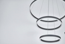 Modern 3-Ring LED Ceiling Light with Dimmable Remote - Adjustable Lighting & Contemporary Shape - thumbnail 8