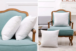 Luxury Duck Feather Cushion Pads - 100% Cotton, Breathable & Durable, Multiple Sizes & Packs - thumbnail 3
