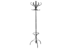 Solid Birch & Poplar Scandi Coat Stand - 12-Hook Bedroom Clothes & Hat Rack with Umbrella Holder, Compact Storage, Space-Saving Modern Stand - thumbnail 6