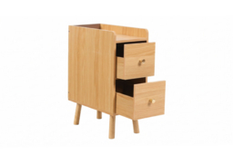Bedside Table with Two Drawers - thumbnail 5
