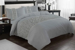 Luxury Embellished Diamond Ruffle Lace Bedding Set - Soft & Durable Polycotton - thumbnail 8