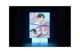 Kpop Demon Hunters  LED Table Night Light - 16-Colour Dimmable Mood Lamp with Remote, Acrylic Display, USB/Battery Powered - thumbnail 3